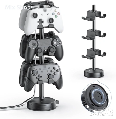 Нов 3-слоен държач за контролер за 6 PS5 PS4 Switch Pro XBOX One, държач за слушалки