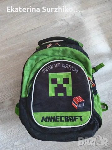 Ученическа раница  Minecraft