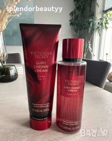 Victoria’s Secret Lush Cherry Cream Спрей и Лосион за тяло