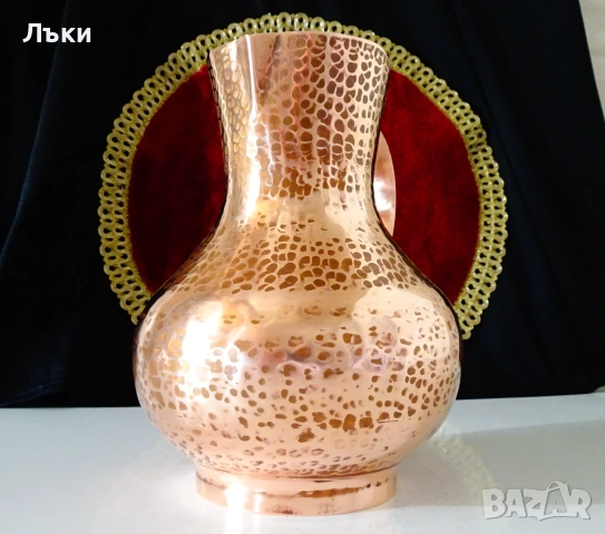 Медна кана Wall чиста червена мед,безшевна,печат. , снимка 3 - Антикварни и старинни предмети - 55210993