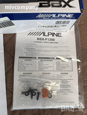 Усилвател Alpine BBX-F1200, снимка 7 - Ресийвъри, усилватели, смесителни пултове - 54742443