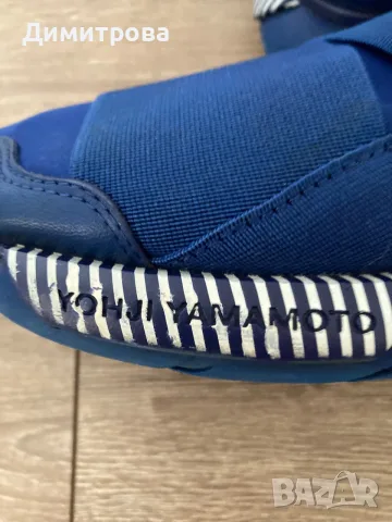 Мъжки маратонки Adidas Y-3 Qasa High Roundel Blue, снимка 5 - Маратонки - 55424261