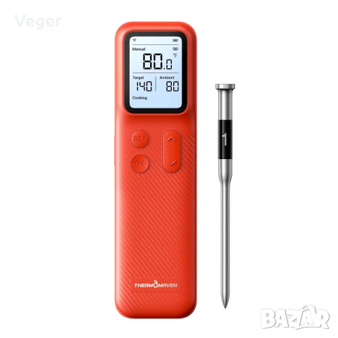 🔥 ThermoMaven P1 – Умен безжичен термометър за перфектно месо! 🔥, снимка 2 - Друга електроника - 54974626