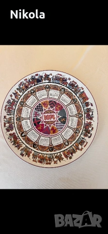 Календарни чинии Wedgwood, снимка 5 - Чинии - 54687969