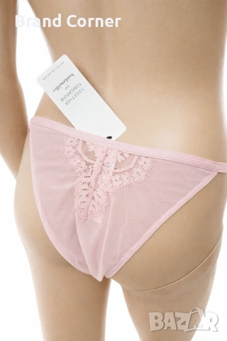 Дамско долнище Hunkemöller, размер L – розова дантела, снимка 4 - Бельо - 54540133