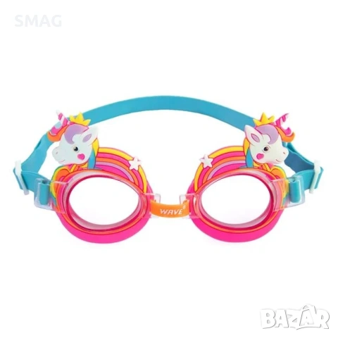 Детски очила за плуване Sea Goggles Pink Unicorn 3-6 години_1202778, снимка 2 - Водни спортове - 54444169