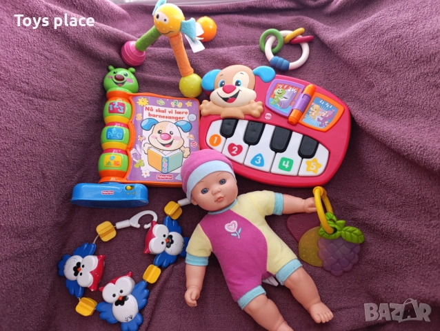 Бебешки играчки, музикални играчки Fisher price буквар, пиано