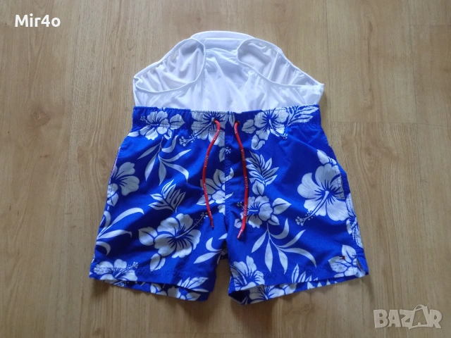 къси панталони tommy hilfiger шорти гащета бански плажни оригинални мъжки M, снимка 4 - Спортни дрехи, екипи - 51102539