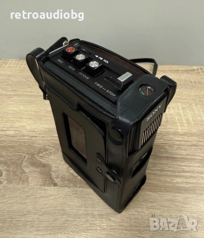 🔈Ретро журналистически касетофон Sony TC-42 – профилактиран, с оригинален калъф🔈, снимка 10 - Радиокасетофони, транзистори - 55192421