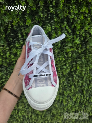 Dior Oblique Нови Розови Дамски Маратонки с Кутия , снимка 3 - Маратонки - 54556585