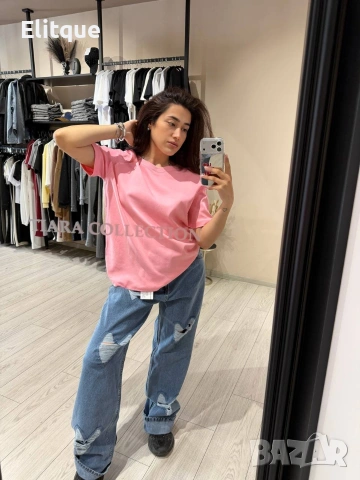 Дамска памучна тениска "Casual Day", снимка 5 - Тениски - 54604966