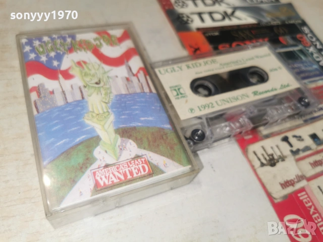 UGLY KID JOE 1992 UNISON TAPE 1106261257H2E6R, снимка 10 - Аудио касети - 54865989