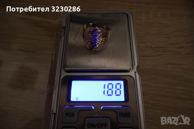 Златен пръстен 1,88 гр. 14 кр.585, снимка 2 - Пръстени - 55282766