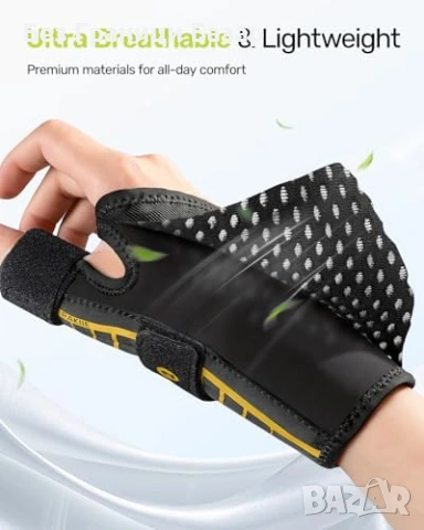 Нова Ортеза за палец с шини L/XL за лява и дясна ръка Стабилизираща шина при артрит, снимка 3 - Други - 54132880