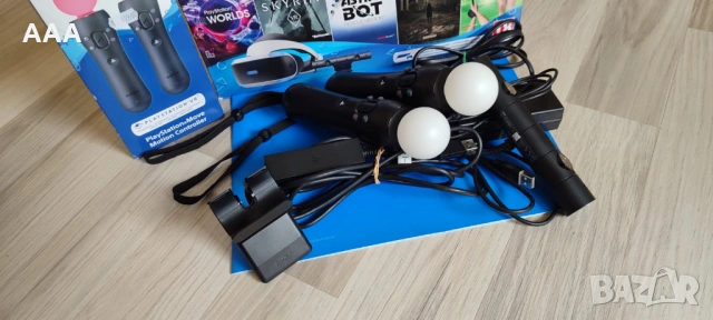 VR за PlayStation 4,PS4 пълен комлект съвместим и с PS5, снимка 3 - PlayStation конзоли - 54491450
