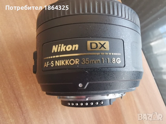 Нов обектив Nikon /Nikkor AF-S 35mm 1;1,8G DX / Никон, снимка 3 - Обективи и филтри - 54338155