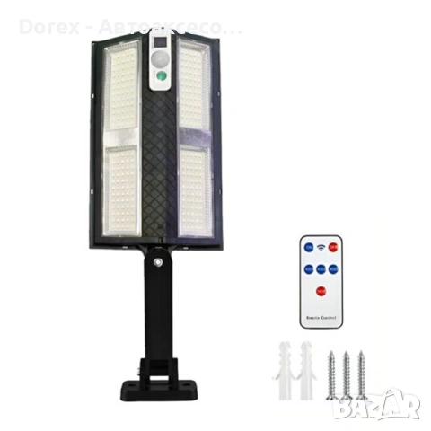 Соларен LED прожектор 50W с 240 LED, снимка 3 - Лед осветление - 54710713