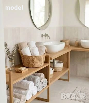 Бяла хавлиена кърпа 100% памук – 450 гр/м², снимка 4 - Хавлиени кърпи - 54292183