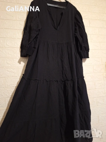 СТРАХОТНА РОКЛЯ В ЧЕРНО 3XL-5XL