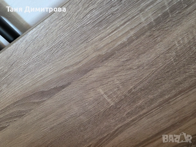 Бюро с черни метални крака, снимка 3 - Бюра - 54255677