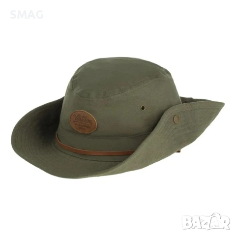 Мъжка bucket шапка памучна каки Vintage_1235293, снимка 2 - Шапки - 54923381