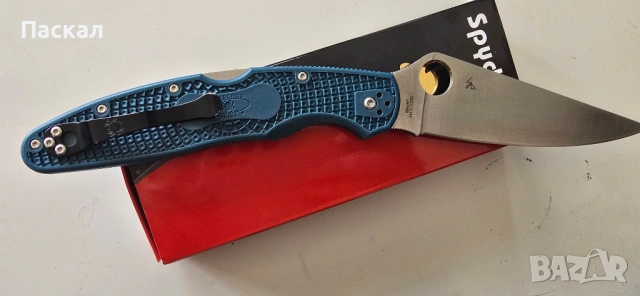 Spyderco Police 4 Blue FRN K 390, снимка 2 - Ножове - 54394421