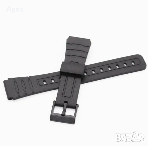 Силиконова Каишка за Часовник. Гумени Силиконови Каишки за Часовници 12 18 20 22 24мм Бяла Черна, снимка 2 - Каишки за часовници - 54011516