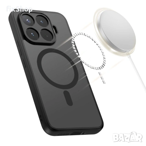 TECH-PROTECT MAGMAT MAGSAFE XIAOMI 17T PRO MATTE BLACK, снимка 2 - Калъфи, кейсове - 54887367