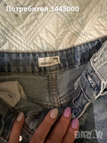 Дънки Wide Leg, размер 32, снимка 3 - Детски панталони и дънки - 54271674