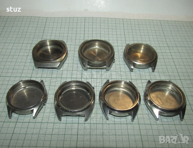 Каси за механични часовници Seiko, втора употреба, сет 7 бр., снимка 2 - Антикварни и старинни предмети - 54044685