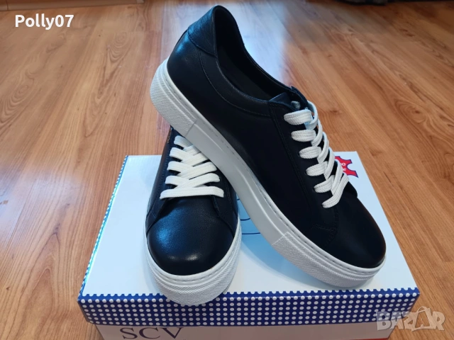 Дамски Кецове Естествнена Кожа, снимка 6 - Маратонки - 54117843