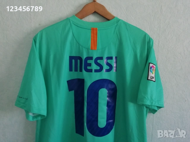 Barcelona Messi Nike 2010-2011 оригинална тениска фланелка Барселона Меси екип 2XL , снимка 3 - Тениски - 53922830