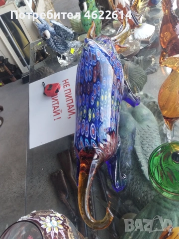 ПРОДАВАМ ОГРОМНА ФИГУРА НА БИК МОРАНО ОТЛИЧНА , снимка 2 - Антикварни и старинни предмети - 55128249