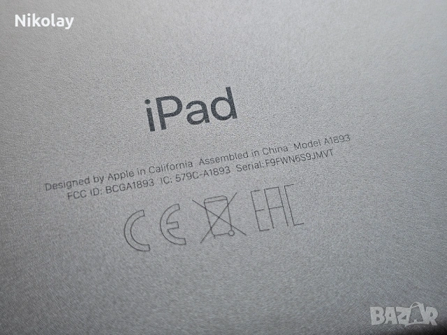 IPAD 6th gen 128GB GOLD заключен за части, снимка 5 - Таблети - 54680081