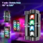 BETOPPER Сценична светлина, DJ светлина с движеща се глава за партита, 8x3W RGBW LED паяк, снимка 13