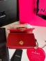 Оригинална чанта Pinko micro model в червен цвят, снимка 5