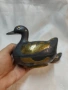 Две масивни кутии патици от висококачествен калай (pewter) с релефни апликации от месинг., снимка 3