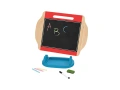 НОВИ! Дървена дъска за рисуване Монтесори Playtive бяла и черна, снимка 3