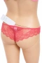 Hunkemöller дамско дантелено долнище размер M – коралово/розово, снимка 3