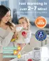Подгревател и стерилизатор Grownsy 10-in-1 Baby Bottle Warmer с LCD дисплей - НОВ, снимка 5