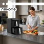NexOne TwinFryer 11L – Двукамерен фритюрник с горещ въздух 2800W, две независими кошници, снимка 14