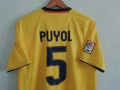 Barcelona Puyol Nike 2008-2009 оригинална жълта тениска фланелка Барселона Карлес Пуйол, снимка 3