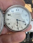 стар сребърен джобен часовник longines, снимка 1