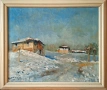 Картина "Зима", худ. Костадин Станоев (Коста), 1995 г., снимка 1