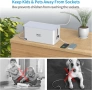 BEVA скрит удължител с кутия за кабели – 6 контакта + 3 USB-A + 1 USB-C, 3680W, 16A, 2м кабел, снимка 2
