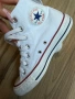 Оригинални чисто бели високи Кецове Converse ! 36 н, снимка 1