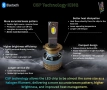 Комплект Smart LED крушки H7 – Два цвята, CSP Dual Color 3500K – 6500K, Bluetooth приложение, CANBUS, снимка 10