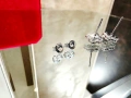Van Cleef & Arpels VCA Silver Clear Sweet Alhambra Дамски Обеци, снимка 6