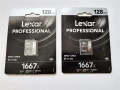 карта памет Lexar Professional SDXC 128GB 1667x UHS-II V60 U3 250 MB/s, снимка 1