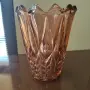 Стъклена ваза цветна, снимка 7